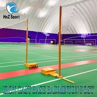 hnz sport iron cast 70kg base professional heavy duty competition use badminton post tiang sepak tak