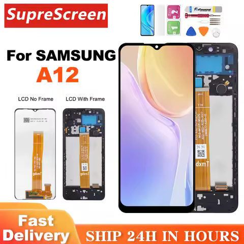 A12 Display For Samsung A12 A125F A125F/DS LCD display touch screen digitizer Assembly replacement A