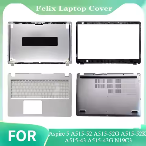 NEW For Aspire 5 A515-52 A515-52G A515-52K A515-43 A515-43G N19C3 LCD Back Cover Laptop Top Case Fro