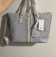 全新 Tory Burch Gemini Link Canvas Small Tote