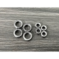 8Pcs Ball Bearings 4X8X3mm 8X12X3.5mm for HSP Himoto E18 WLtoys 1/18 RC Car Spare Parts A949 A959 A9