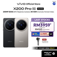 vivo X200 Pro 5G (16+16)GB+512GB 200MP ZEISS APO Telephoto, 4K HDR Cinematic Portrait Video