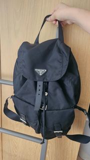 Prada Black Nylon Backpack