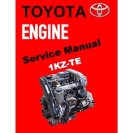 TOYOTA ENGINE 1KZ-TE SERVICE REPAIR MANUAL