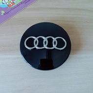 ฝาปิดสติ๊กเกอร์ติดล้อตราสัญลักษณ์4ชิ้น/1ชิ้น60มม. โลโก้ผ้าคลุมรถกันฝุ่นสำหรับ Audi B5 B6 B7 B8 A3 A4