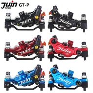 Juin Tech GT-P Hybrid Hydraulic Road Disc Brake Set Ultralight Bicycle Disc Brake Caliper 4 Pistons 