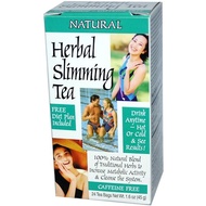 21st Century , Herbal Slimming Tea, NATURAL, Caffeine Free, 24 Tea Bags, 1.6 oz (45 g)
