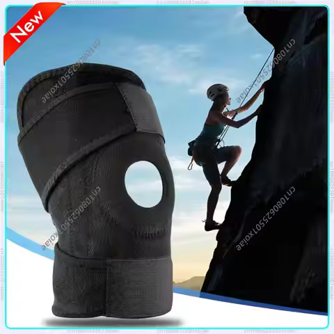 Knee Brace Knee Pain Relief Support Brace with Adjustable Buckle Knee Pad Knee Pain Injury Recovery 