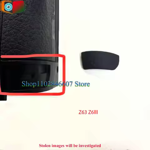 NEW For Nikon Z63 Card Slot Cover Decorated Small Z6III Rubber Rear Shell Decorated Z6 III Camera Re
