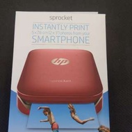 Hp Sprocket口袋相印機（紅）