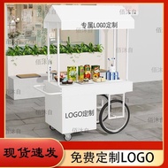 Iron Art Dining Cart Shopping Mall Float Stall Snacks Night Market Mobile Stall Trolley Influencer O