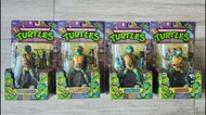 TMNT 忍者龜 playmates 彩星經典系列忍者龜公仔座1 set 4隻 leonardo  raphael donatello michaelangelo