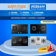 ROBAM Built-In Gas Hob B272 / B274 / ZG830 / G370 | 2 & 3 Burner Stove | Strong Flame | Easy Clean G