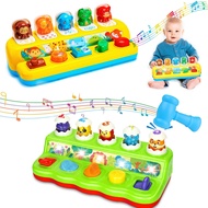 Interactive Pop Up Animals Toy Peekaboo Switch Button Box Treasure Surprise Box Hide Seek Game Baby Early Education Puzzle Game