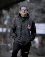 Uniklo Jaket Casual Outdoor Yinyang Nagoya Jaket Parasut Pria Waterproof