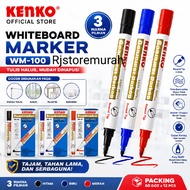 Whiteboard Markers WM-100/ Whiteboard Markers Kenko (1 pack of 12 pcs)