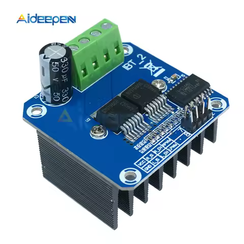DC 5.5V to 27V Double BTS7960 B BTS7960B 43A Stepper Motor Driver Module H-Bridge PWM Module For Ard