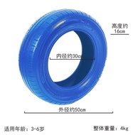 Jaring Mendaki Luaran Tayar Getah Trek Bercat Tayar Kereta Go-Kart Mesra Alam Berwarna-warni Tayar A