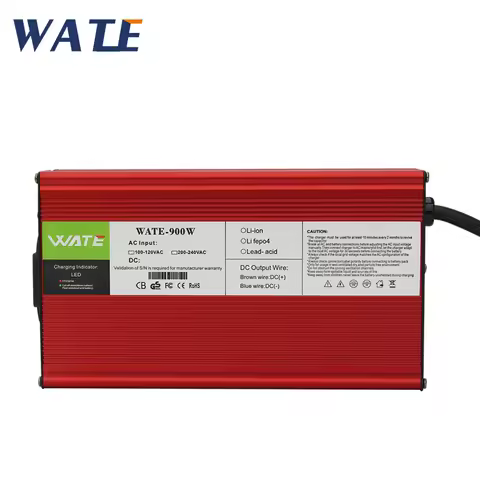 54.6V 15A Li-ion Battery Charger for 48V Lithium Battery Aluminum Case With Fan