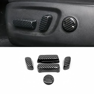 aihei แอลเอชดี!abs Matte Silver รถที่นั่งปุ่มปรับสวิทช์ฝาครอบอุปกรณ์เสริมสำหรับ Toyota Land Cruiser