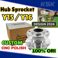 MAGIC BOY CNC ALLOY HUB SPROCKET CLUTCH HUB SPOKET 4 LUBANG FOR Y15 Y15ZR Y16ZR Y16 LC135 5S LC5S HU