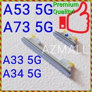 (4 Colors) NEW ORI On /Off Power Volume Side Buttons Set for Samsung Galaxy A73 5G / A53 5G / A33 5G