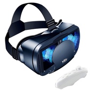 Full-Screen Virtual Reality 3D Glasses VR Set 3D Virtual Reality Goggles Adjustable with Gamepad