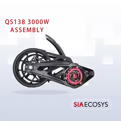 QSMOTOR 3000W Rated 6000W Continuous Mid Drive Motor Kit 100KPHAssembly for High-Speed Electric Scoo