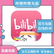 bilibili哔哩哔哩直播充值 B币充值 电池充值 大会员开通代充