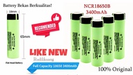 NCR PANASONIC 18650B batrai Baru