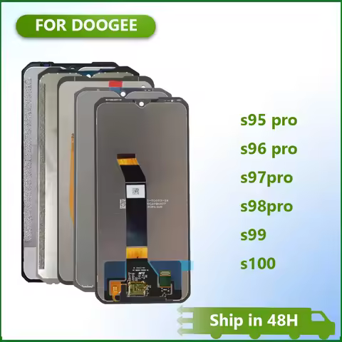 LCD Screen For DOOGEE S95 S96 S97 S98 Pro S99 S100 LCD Display Touch Screen Panel Digitizer Assembly