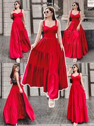 #เดรสเจ้าหญิง #ชุดแดง #คริสมาสต์ #เดรสสีแดง #เดรสยาว #ชุดเที่ยว ชุดไปทะเล วาเลนไทน์ ตรุษจีน ชุดออกงาน