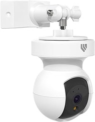 Koroao Wall Corner Mount for Kasa Indoor Pan(EC70/KC410S) and TP-Link Tapo Pan (C200/210) Security Camera,Compatible with Other Cameras with 1/4 Screw Mount (White)