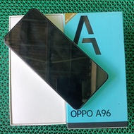 Oppo A96 ram 8/256gb second fullset ORI nominus