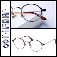 OG X OLIVER GOLDSMITH retro six round titanium glasses 文青眼鏡