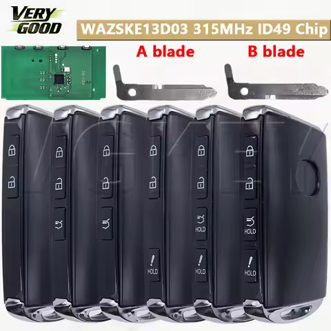 VG WAZSKE13D03 315MHz ID49 Chip Car Remote Key For Mazda 3 6 MX-5 MIATA CX-9 CX-3 CX-4 CX-5 CX-3 CX5