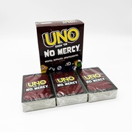 UNO Show No Mercy Card Game for Kids and Adults, Family Night Fun, 2-10 Players, Strategy & Skill Bu