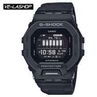 Velashop นาฬิกาข้อมือผู้ชายคาสิโอ Casio G-Shock G-SQUAD GBD-200 series สายเรซิ่นสีดำ เชื่อมต่อแอป G-SHOCK MOVE and Bluetooth รุ่น GBD-200-1DR GBD-200-1D GBD-200-1