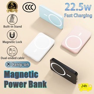 【CCC&Spot】3C certificate New 20000mAh Magnetic Wireless Powerbank 22.5W Fast Charge  Fast Charging W