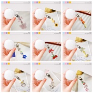 ins love keychian case For Baseus E19 E20 WM01 WM02 E16 E17 E18 E12 Case silicone Transparent Earpho