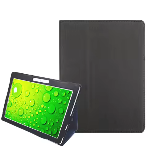 for TCL Tab 10L Gen2/Gen3/Gen4 10.1 Inch 8491X 8492A 8193A 8483A Silk Pattern Cover Flip Foldable St