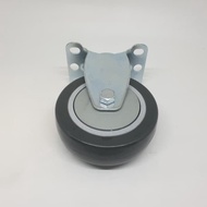 Tpr Medium Duty Rubber Wheels 4 inch (100 x 32) Dead Plate