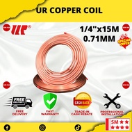UR COPPER  Copper Aircond Copper Pipe aircond 1/4 , 1/2 , 3/8 , 5/8 X 0.71mm