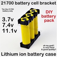 21700 Battery Plastic Holder li-ion Cylindrical cell 2P 2S 3P 3S 3.7V 7.4V 11.1V Bracket hard case D