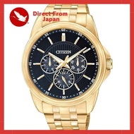 [Citizen Watch Quartz Gold Tone Multifunction Blue Dial AG8342-52L Men's [Parallel Import].