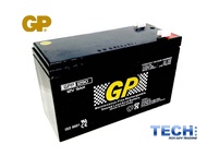 GP Back Up Battery 12V 9AH Rechargeable Seal Lead Acid Battery For Autogate / Alarm / UPS Backup