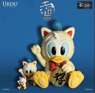 45cm巨大版全新原封香港限定 唐老鴨Donald Duck Urdu Harbour city 海港城福部屋 廸士尼招財貓系列 Disney一百週年fukuheya maneki neko Viny