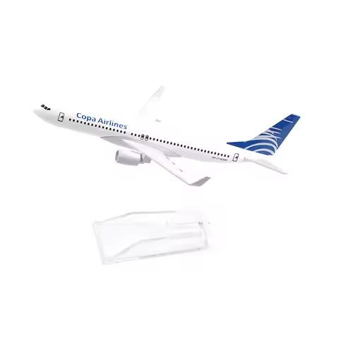 JASON TUTU 16cm Copa Airlines Boeing B737-800 Model Airplane Diecast Metal 1/400 Scale Plane