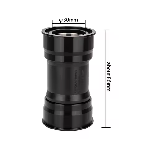 ZTTO Press Fit Bicycle Bottom Bracket Cycling Axle For 86.5mm 46mm Frame to EVO 24mm PF BB386 30mm 2