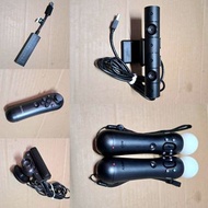 PS4 ps3可以用VR move雙節棍 體感器200元一對•ps4眼仔 鏡頭camera170元一個。ps3眼仔 鏡頭90元一個•ps3雞肶 移動器 控制器130元一個•原裝sony vr ps5主